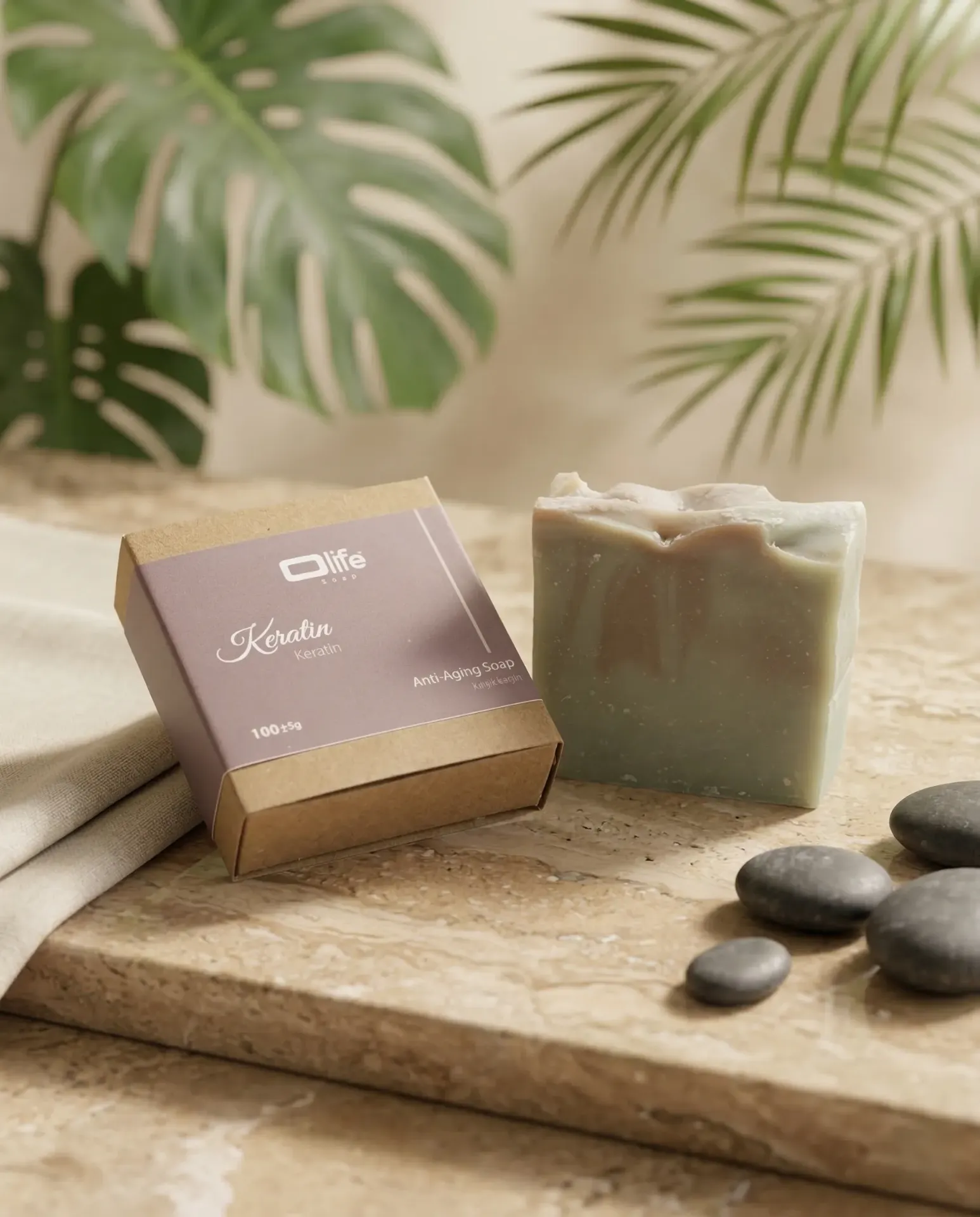 صابون الكيراتين